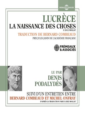cover image of La Naissance des choses